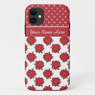 iPhone 5 Xtreme Case to Personalise: Hearts, Roses