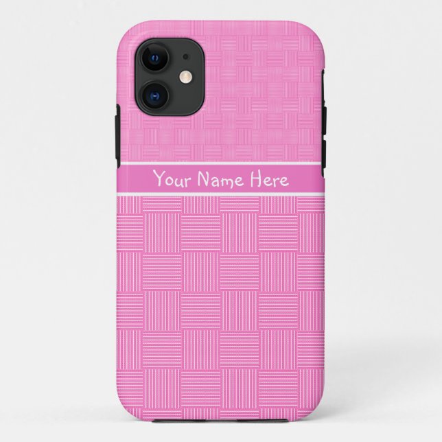 iPhone 5s CaseMate Case to Personalise Pink, White (Back)