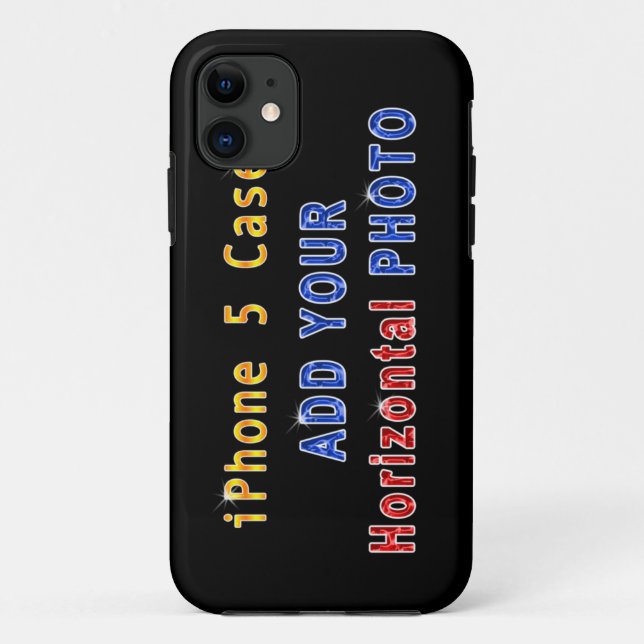 iPhone 5S Picture Cases (Horizontal Photo) (Back)