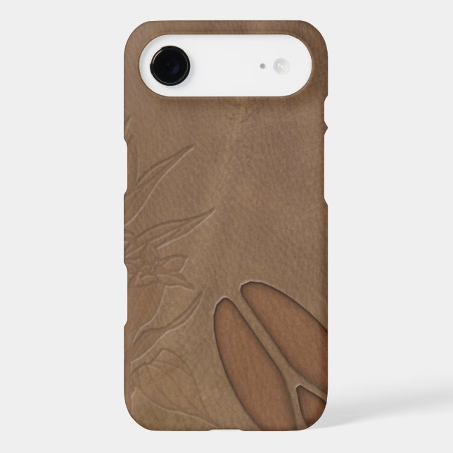 iPhone 6 case Masculine Deer FootPrint Leather Loo (Back)