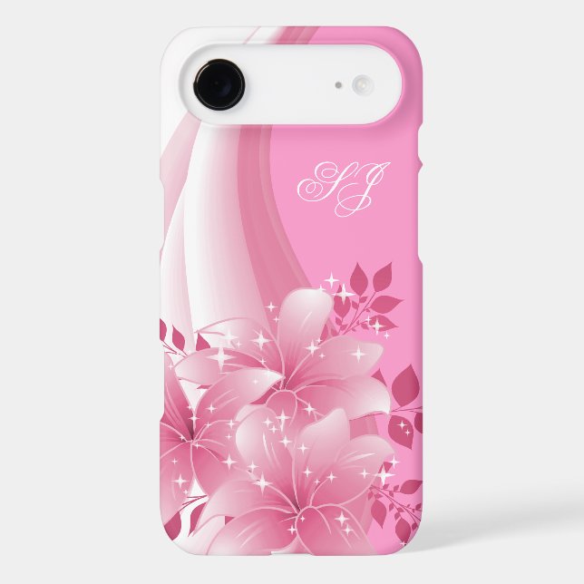 iPhone 6 case Pretty Pink Floral (Back)