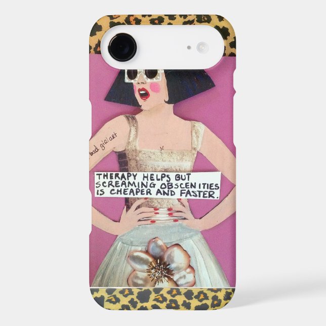 IPHONE 6 CASE-THERAPY HELPS BUT SCREAMING Case-Mate iPhone CASE (Back)