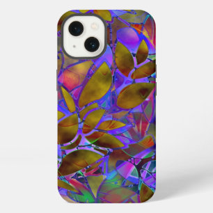 iPhone 6 Case Tough Floral Abstract Stained Glass