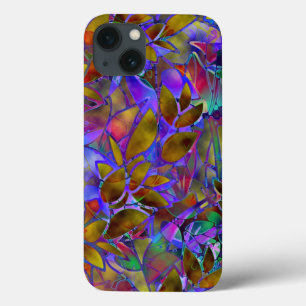 iPhone 6 Case Tough Floral Abstract Stained Glass