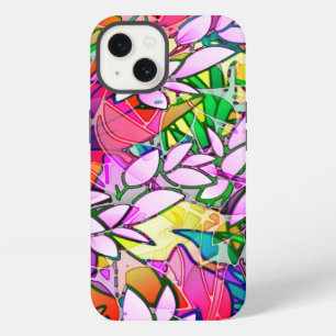 iPhone 6 Case Tough Grunge Art Floral Abstract