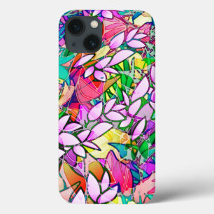 iPhone 6 Case Tough Grunge Art Floral Abstract