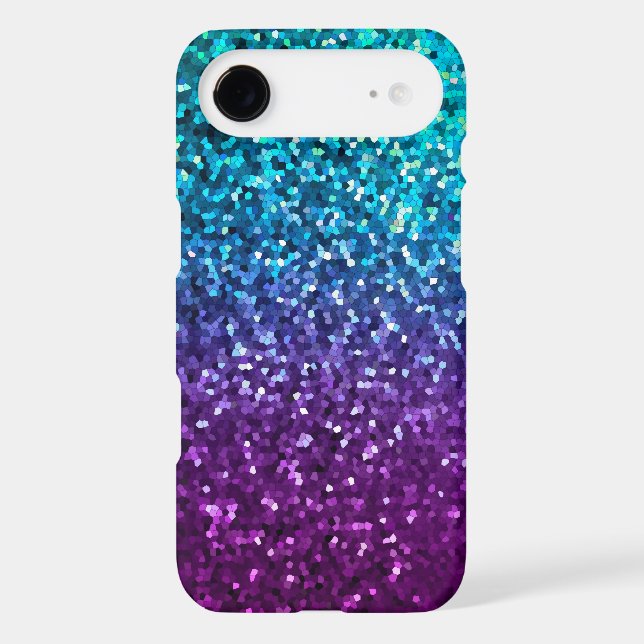 iPhone 6 Plus Case Barely Mosaic Sparkley Texture (Back)
