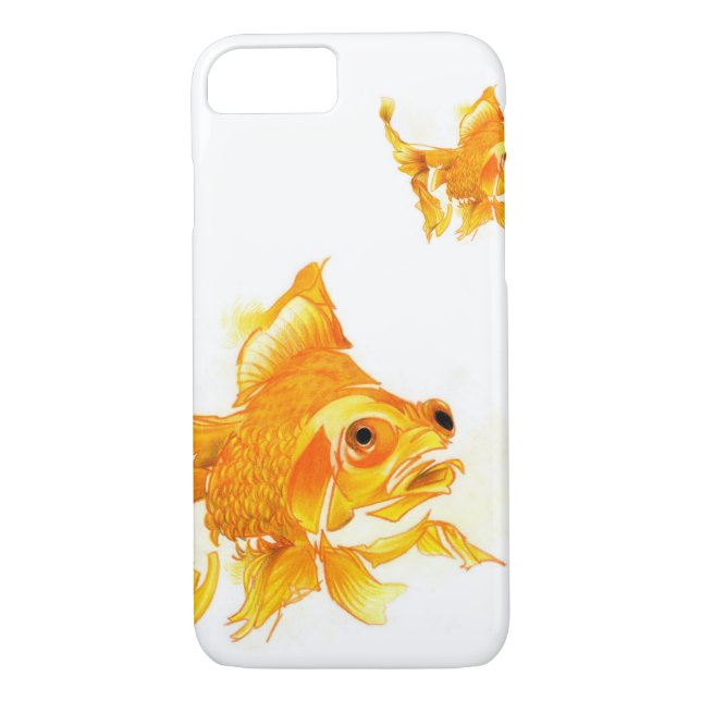 iPhone 7 Case: Goldfish Drawing Case-Mate iPhone Case (Back)