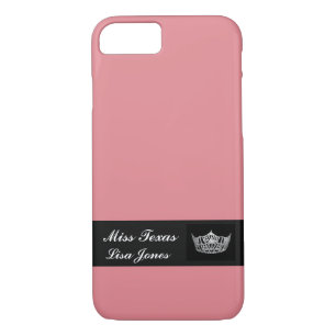 iPhone 7 Case Pageant Crown & Custom Name