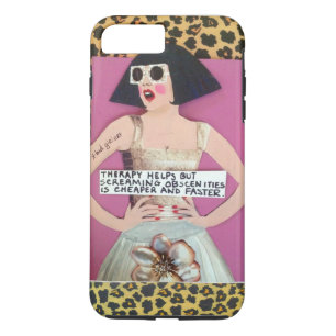 iPhone 7 CASE-THERAPY HELPS BUT SCREAMING iPhone 8 Plus/7 Plus Case