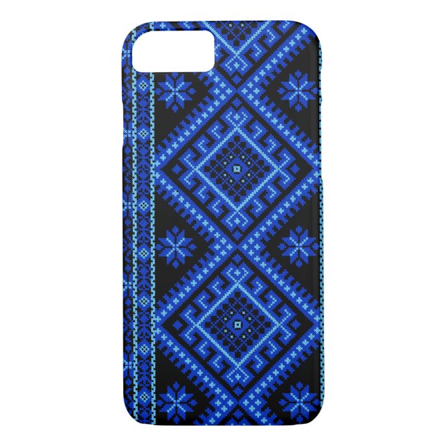 iPhone 7 case Ukrainian Cross Stitch (Back)