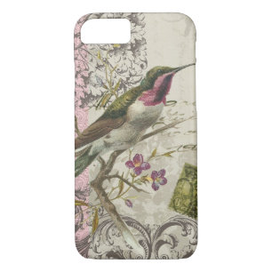 iPhone 7 case-Vintage Hummingbird iPhone 8/7 Case