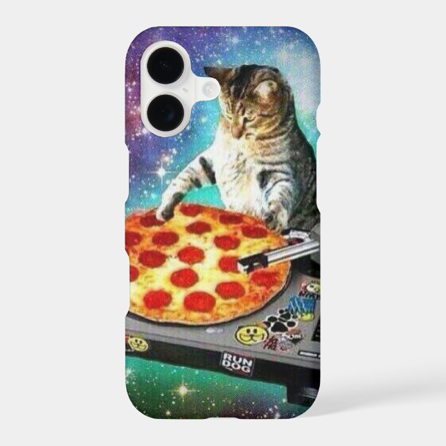 iPhone 7 DJ Pizza Cat Case (Back)