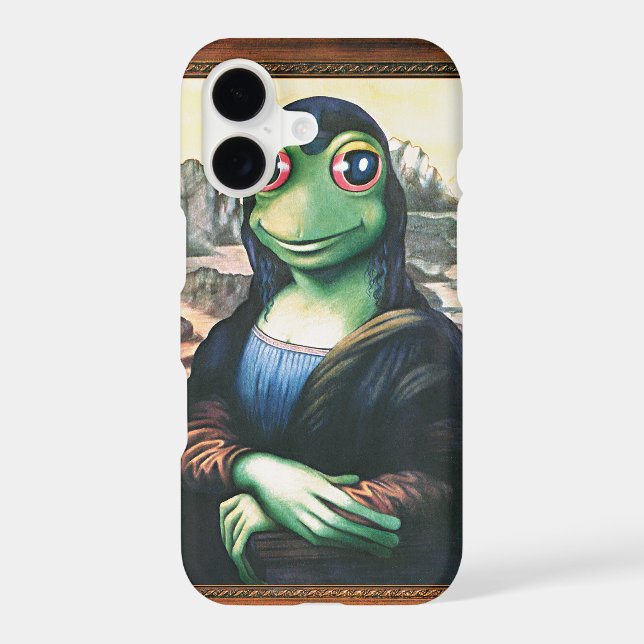 iPhone 7 plus case Mona Lisa Frog (Back)
