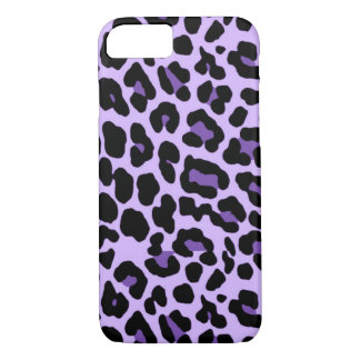 iPhone 7 Purple Cheetah Print Case