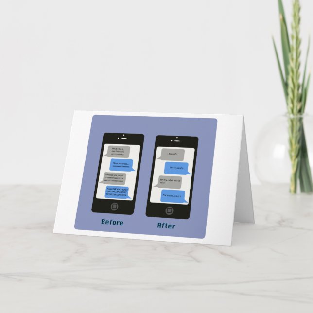 iPhone anniversary card (Front)