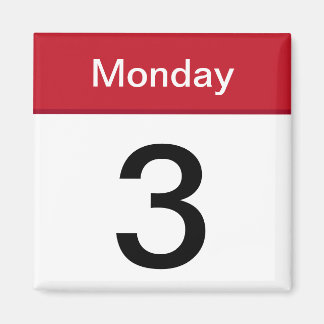 iPhone App Magnet - Calendar - Customisable