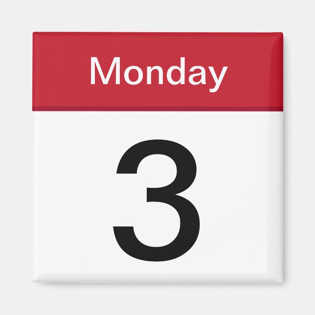 iPhone App Magnet - Calendar - Customisable (Front)