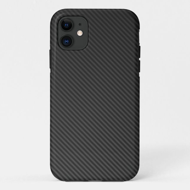 Iphone carbon Design Case black (Back)