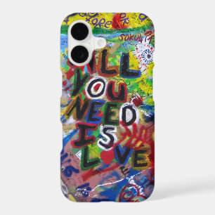 iPhone Case - All You Need Is Love - Graffiti