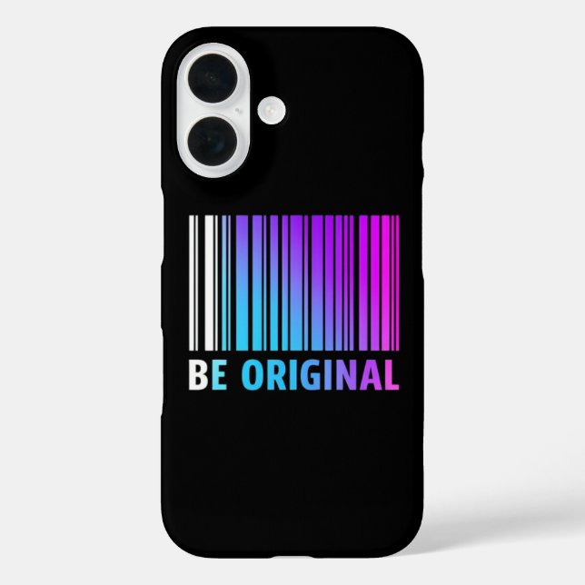 Iphone case "Be original" (Back)