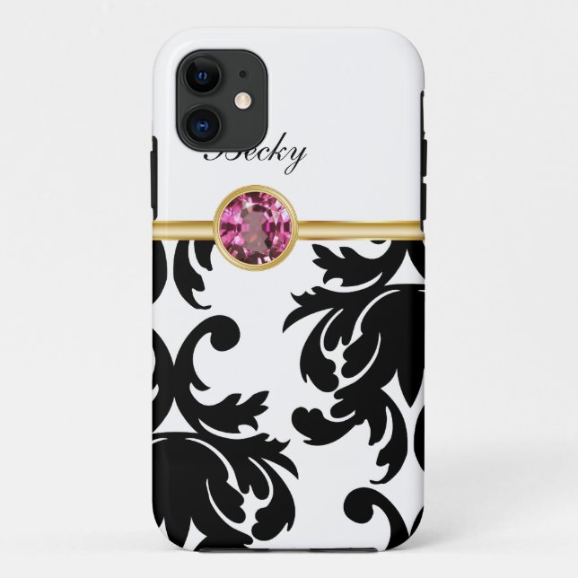 iPhone Case Bling Monogram (Back)
