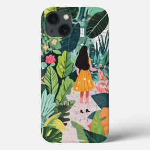 IPhone case, botanical design  13 Case