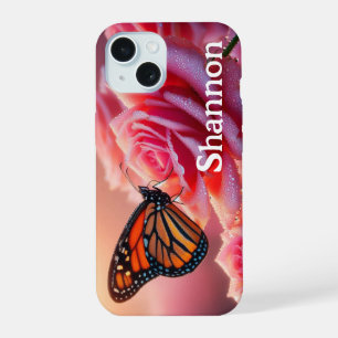 iPhone Case - Butterfly Rose