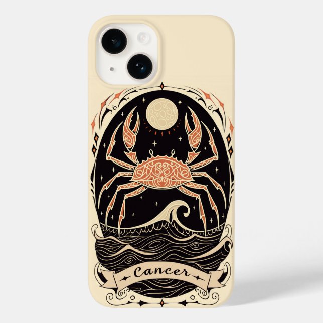 iPhone Case Cancer Celestial Zodiac Art (Back)