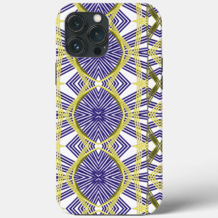 iPhone case cover with geometric patterns