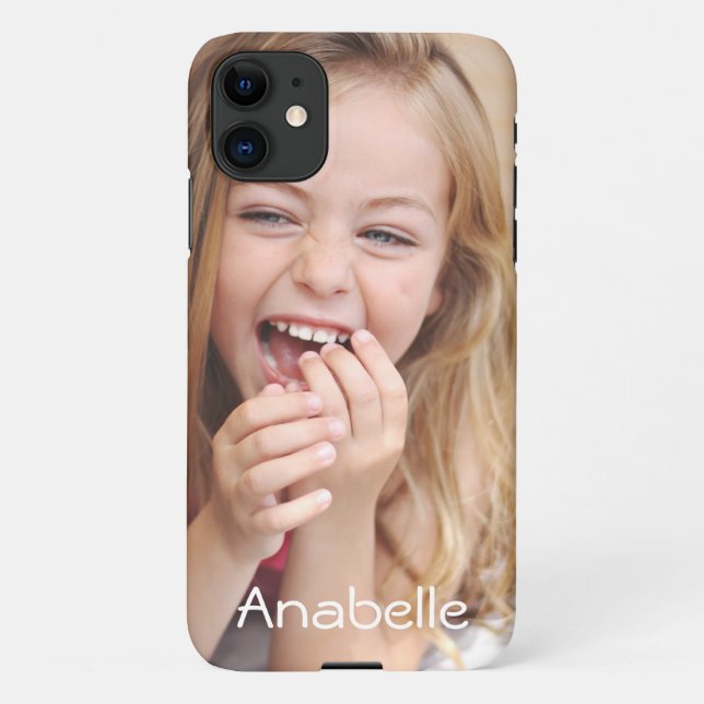 iPhone case for 11,12,13,14 with photo and name (Back)