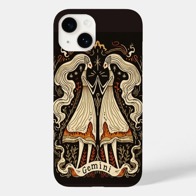 iPhone Case Gemini Celestial Zodiac Art (Back)