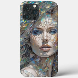 iPhone case glass showcase girl printing
