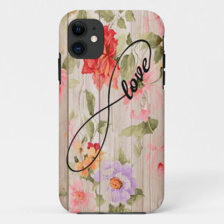 iPhone Case iPhone 6 Case Flower Wood Floral Love