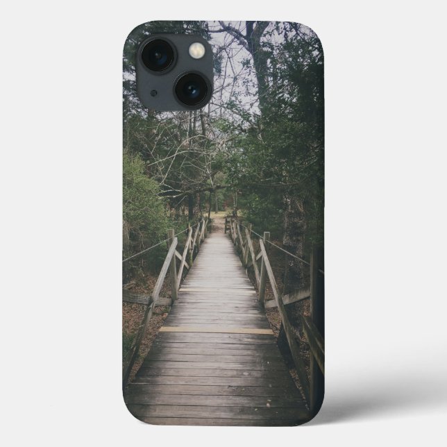 iPhone case Nature theme bridge (Back)