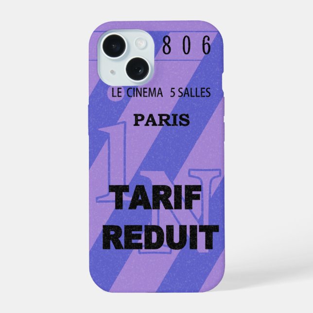 iPhone Case Paris Movie (Back)