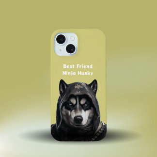 IPhone Case Personalised Slogan | Ninja Husky