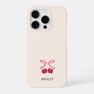 iPhone Case   Sweet Cherry Bow Cute Phone Cover
