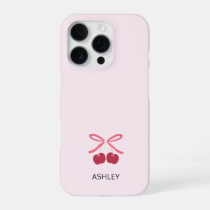 iPhone Case Sweet Cherry Bow Cute Phone Cover