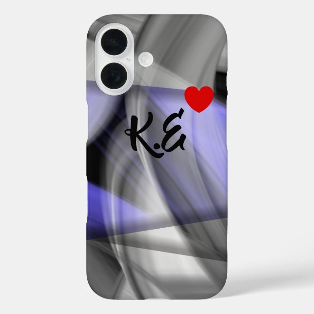 iPhone Case Trend Abstract Lavender Violet (Back)