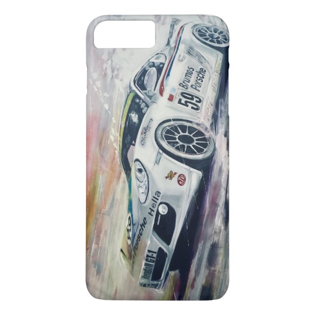 iPhone case with Brumos Porsche painting (Back)