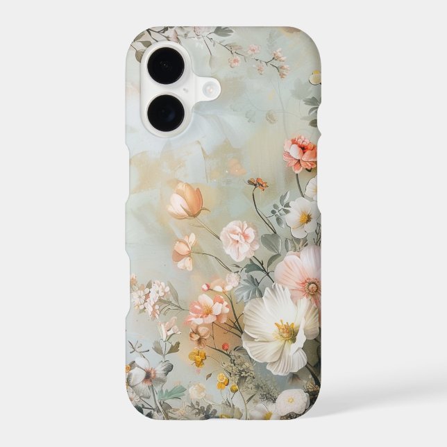  iPhone Case with flowers (Back)