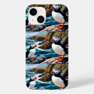 iPhone Case with Icelandic Puffins