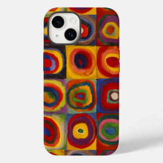 iPhone Case with Kandinsky's Squares and Circles