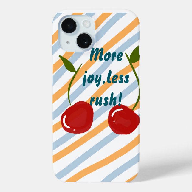 iPhone case with summer print  (Back)