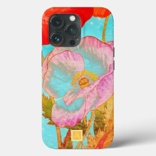 IPHONE CASES JAPANESE POPPY IN A TWILIGHT SKY