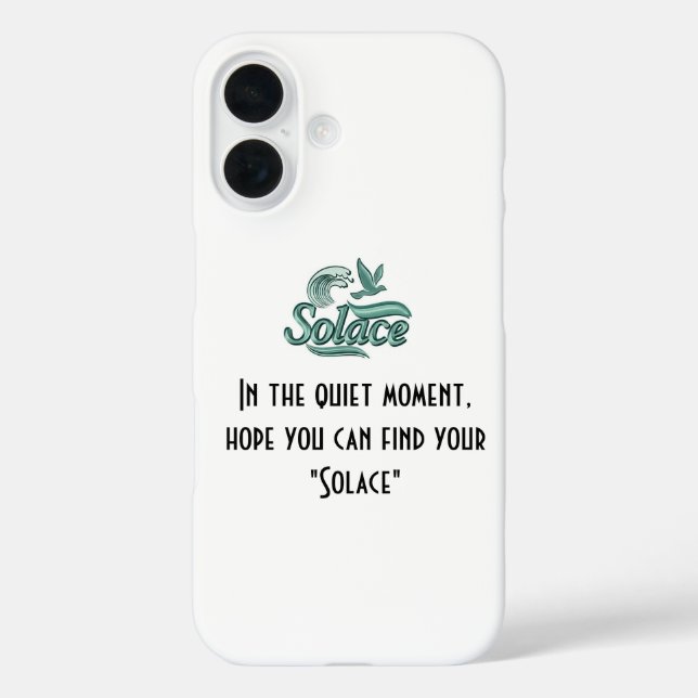 iPhone Cases logo Solace (Back)