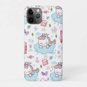 IPhone Cases Pink, Blue Unicorn Rainbow Cat
