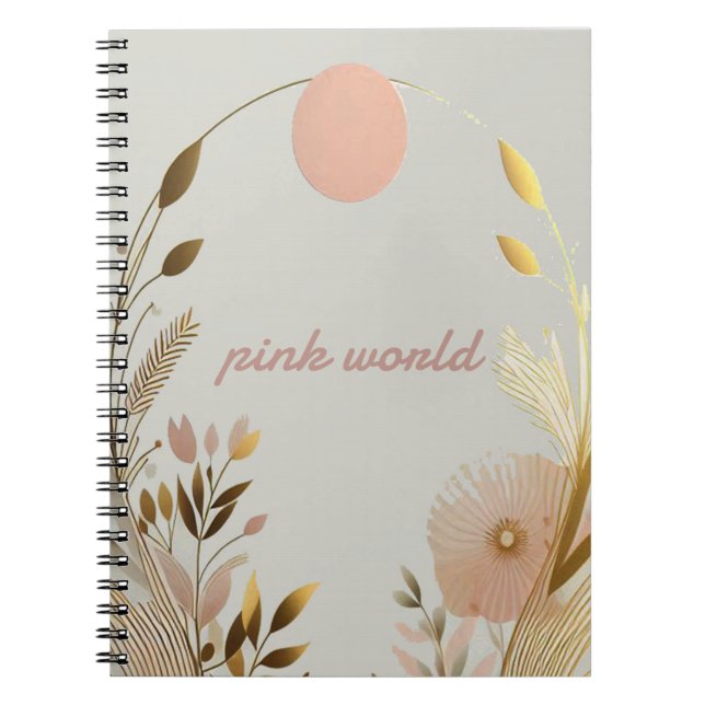 iphone cases pink world notebook (Front)