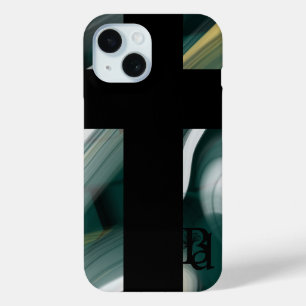iPhone Cases Trend Abstract Art Black White Green